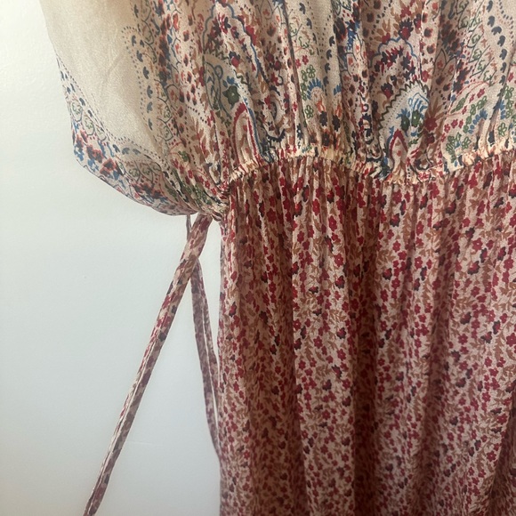 Mes Demoiselles Spring Floral Silk Caftan/ Dress Size 4 (EU 36) - Picture 7 of 10